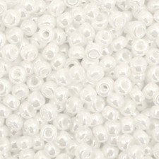 Miyuki rocailles Perlen 8/0 - Ceylon white pearl 8-528